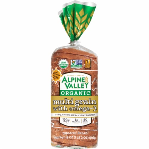 Alpine Valley™ Organic Multigrain with Omega-3 Bread Perspective: front