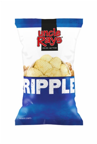 Uncle Ray's® Ripple Potato Chips Perspective: front