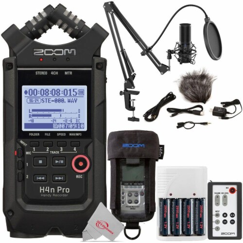 Zoom H4n Pro 4-input / 4-track Digital Recorder + Microphone Accessory Kit,  1 - Kroger