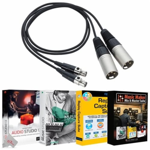 Zoom Txf-8 Ta3 To Xlr Cable Pair + Music Maker Mix Master Suite Software  Bundle, 1 - Fry's Food Stores