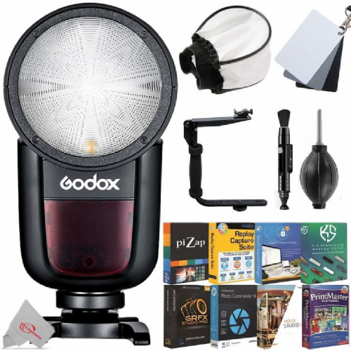 Godox V1 Flash V1C TTL 1/8000s HSS Flash For Canon + Ultimate