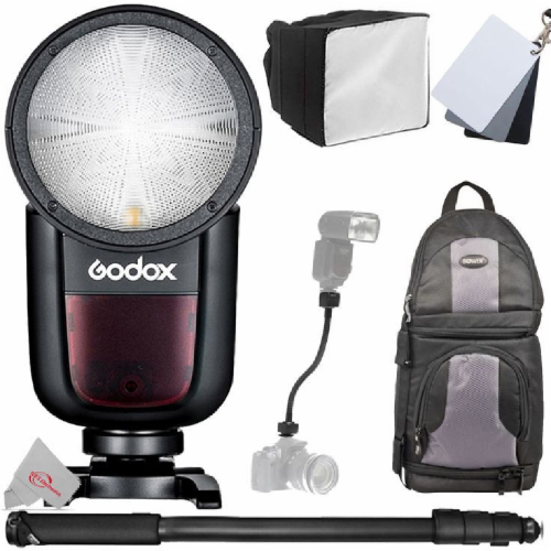 Godox V1 Flash V1C TTL 1/8000s HSS Flash For Canon + Top Accessory