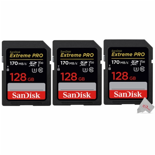 SanDisk Extreme Pro 128GB microSDXC UHS-I with Adapter