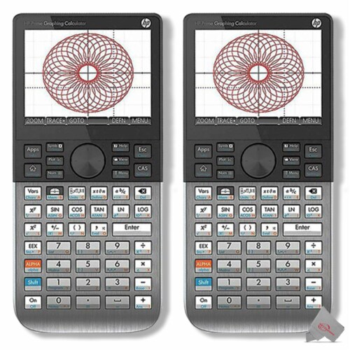 HP Prime Handheld Graphing Calculator Black 2AP18AAABA 2 Units, 2