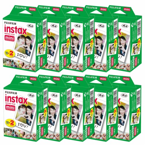 Metro Market - Fujifilm 2x10 Film Mini Instax Film Pack - 10 Packs - 200  Exposures, 10