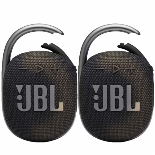 2 Units JBL Clip 4 Portable Bluetooth Speaker (Black), 1 - Pay Less Super  Markets