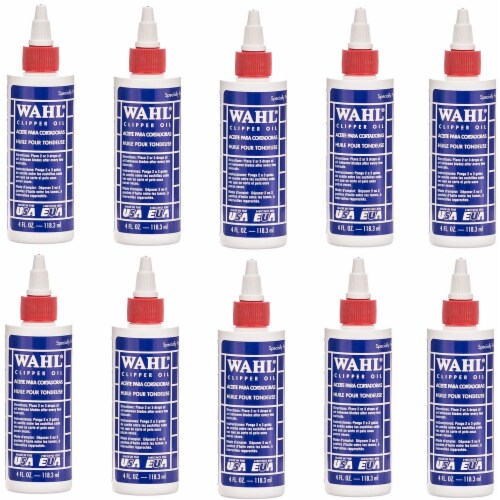 10 Unit Wahl Clipper Oil 4 oz #3310, 1 - Baker's