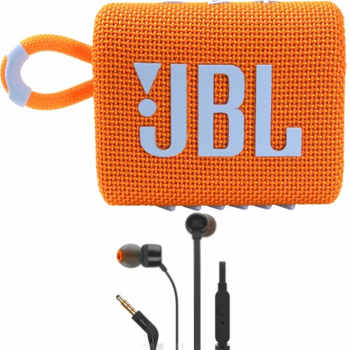 JBL Go 3 Portable Waterproof Speaker - Black