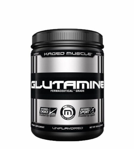 Kaged Muscle Glutamine Powder Unflavored Perspective: front