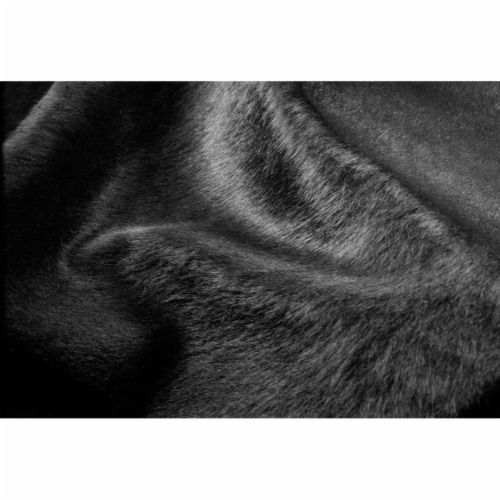 5 x 7 in. Cowhide Rug Black, 1 Foods Co.