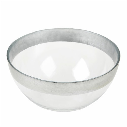 Red Pomegranate 8412-2 6 in. Celebration Bowl, Silver Perspective: front