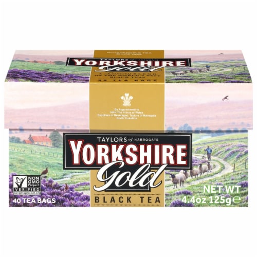 Taylors Of Harrogate Yorkshire Gold Black Tea Perspective: front