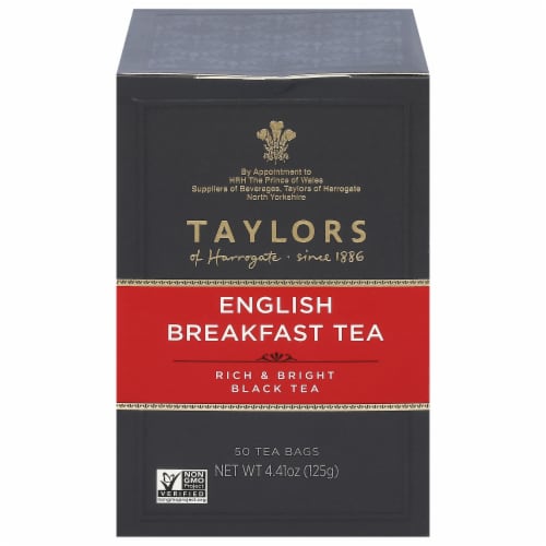 Taylors of Harrogate English Breakfast Tea Perspective: front