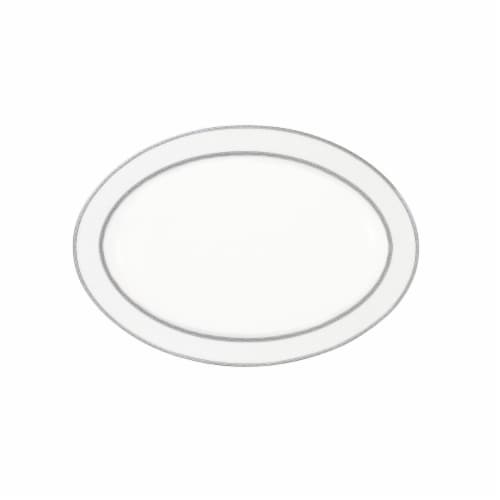 Lorenzo Import Arianna-Platter 14 in. Serving Platter Bone China Arianna Perspective: front