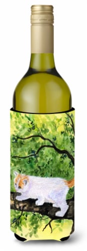 Carolines Treasures  SS8277LITERK Cat - Turkish Van Wine Bottle Hugger Perspective: front