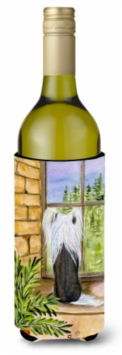 Carolines Treasures  SS8121LITERK Chinese Crested Wine Bottle Hugger Perspective: front
