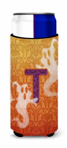 Carolines Treasures  CJ1040-TMUK Halloween Ghost Letter  Ultra Hugger for slim c Perspective: front