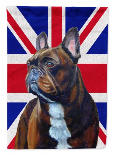 French Bulldog With English Union Jack British Flag Flag Garden Size Garden Size King Soopers