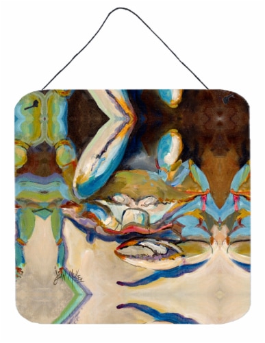 Carolines Treasures JMK1257DS66 Three Big Claw Crab Wall or Door Hanging Prints Perspective: front
