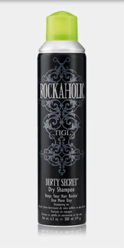 TIGI Rockaholic Dirty Secret Dry Shampoo Perspective: front