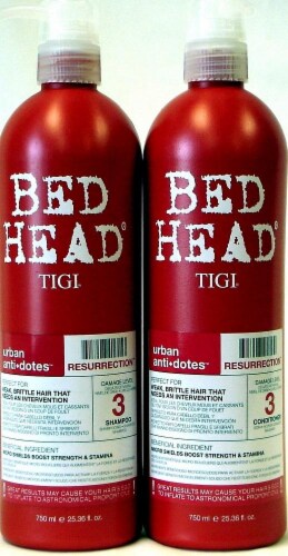 Bed Head Resurrection Shampoo & Conditioner Duo Pack Perspective: front