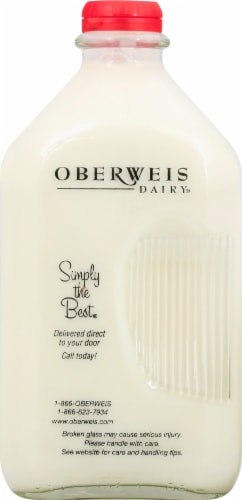 Oberweis Dairy Whole Milk Perspective: front