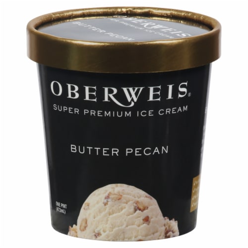 Oberweis® Butter Pecan Ice Cream Perspective: front