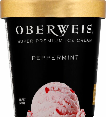 Oberweis® Peppermint Ice Cream Perspective: front