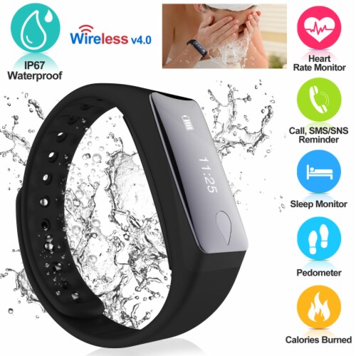 Fitness band with heart rate monitor online