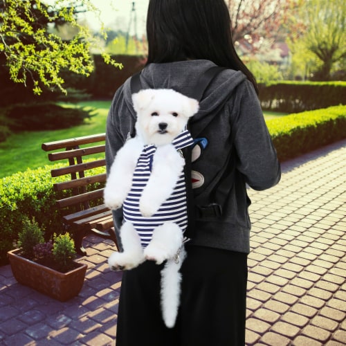 Dog Carrier Backpack Legs Out Front Pet Backpack Carrier Travel Bag Adjustable Shoulder L Fred Meyer