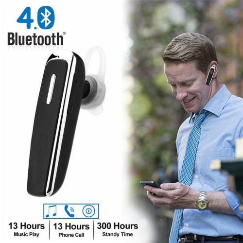 Trucker Headsets Mini Single Wireless Bluetooth Earbuds Headphone