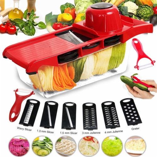 Mandoline Slicer Stainless Steel Vegetable Fruit Chopper Grater