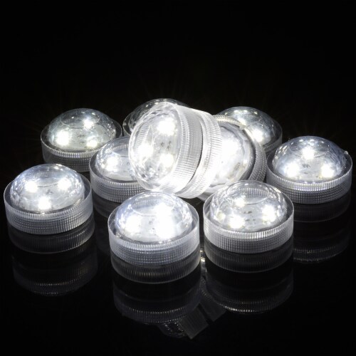 AGPtEK Triple LED Tea Light White Perspective: front