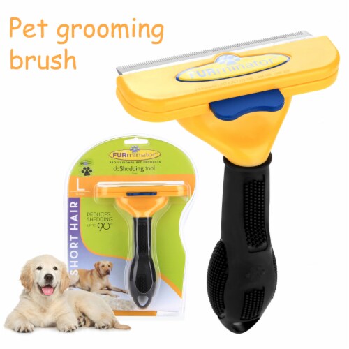 PET Short Hair Brush Removal DeShedding Grooming Tool for Large