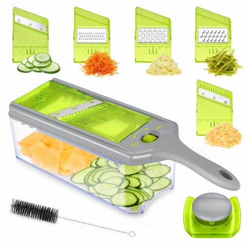 Vegetable Slicer Cutter Chopper Grater Julienne - 6