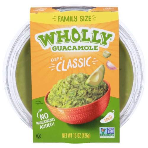 Wholly Guacamole® Classic Mild Guacamole Family Size Perspective: front