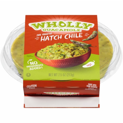 Wholly Guacamole Hatch Chile Hot Guacamole Perspective: front