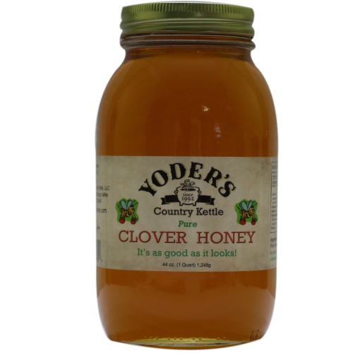 Yoder's Pure Clover Honey Perspective: front