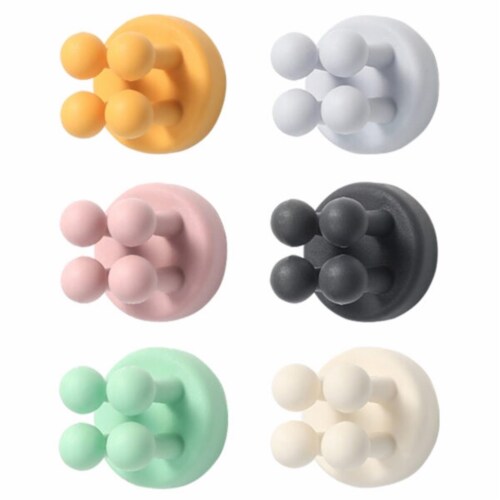 3P Experts 3PX SLCWLHK5PK Silicone Wall Hooks 5 Pack 1 Harris