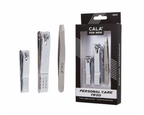 CALA Men's Personal Care Trio - Chrome Perspective: front
