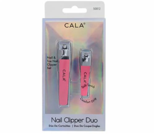 CALA Nail Clipper Duo - Coral Perspective: front
