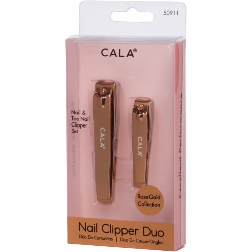 CALA® Nail Clipper Duo - Rose Gold Perspective: front
