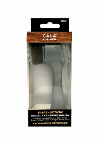 CALA For Men Dual-Action Facial Cleansing Brush Perspective: front