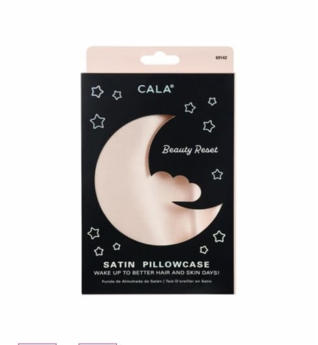 Cala Satin Pillowcase - Ivory Perspective: front