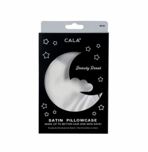 Cala Satin Pillowcase - Silver Perspective: front
