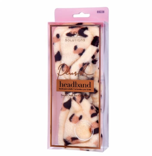 CALA® Plush Headbands - Cheetah Perspective: front