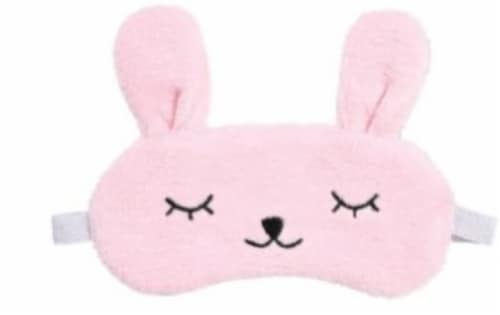 CALA® Pink Bunny Business Sleep Mask Perspective: front