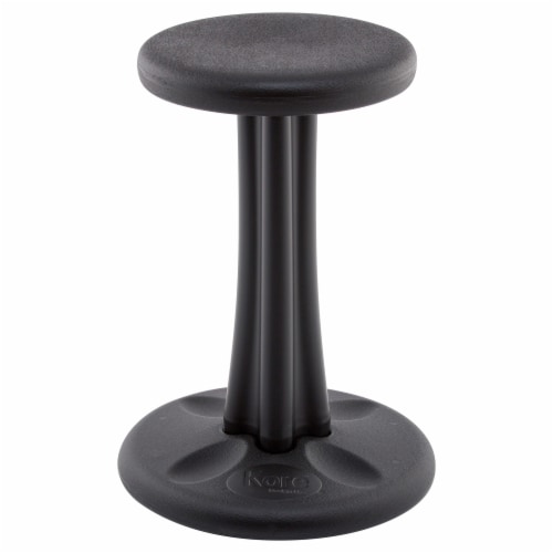 Kore Teen Wobble Chair 18.7" - Black Perspective: front