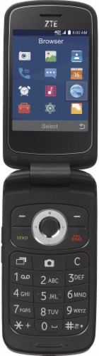 TracFone ZTE Z232 TL Prepaid Flip Phone - Gray, 1 Count - Gerbes 