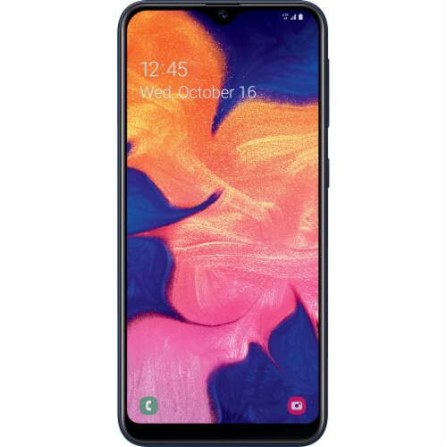 Samsung Galaxy A10e Tracfone - Black Perspective: front